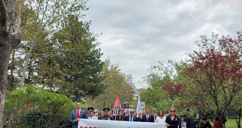 9 Mayıs Zafer Günü kutlamaları kapsamında Rusya'nın Ankara Büyükelçiliği'nde "Ölümsüz
