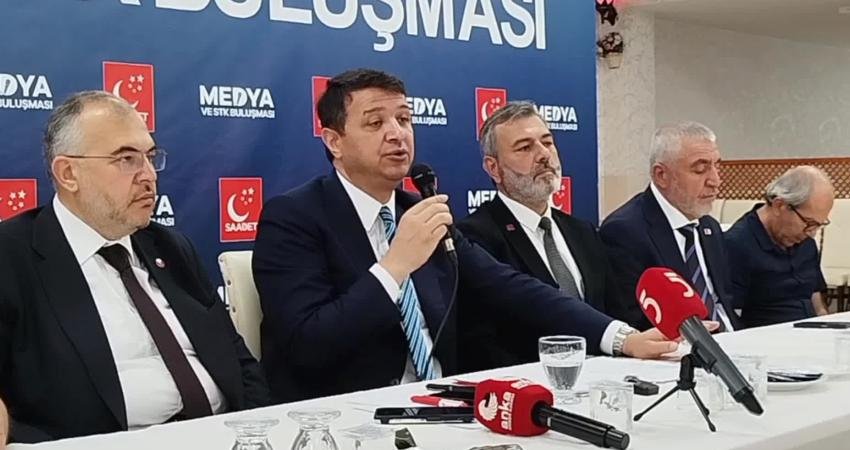 Saadet Partisi Genel Başkanı Mahmut Arıkan, Türkiye’de sürekli yeni gündemler