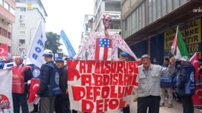 Samsun'da kutlanan 1 Mayıs Emek ve Dayanışma Günü’nde konuşan TÜRK-İŞ