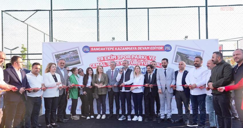 Sancaktepe Belediyesi tarafından Atatürk Mahallesi’nde yapımı tamamlanan 29 Ekim Spor