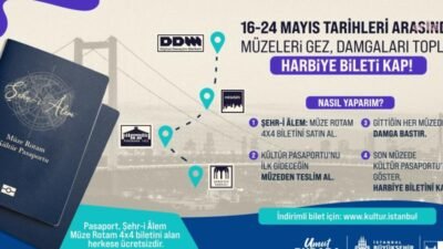 İBB Kültür AŞ, “Şehr-i Alem: Müze Rotam 4×4” kampanyasıyla İstanbulluları
