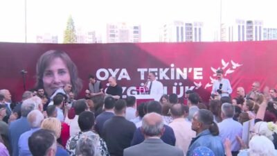 CHP Genel Başkan Yardımcısı Gül Çiftci, Adana’da düzenlenen “Oya Tekin’e özgürlük”