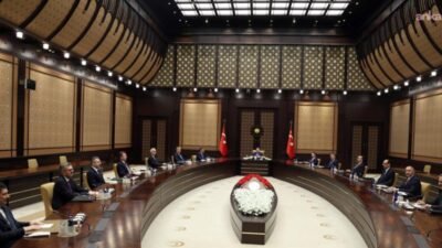 Cumhurbaşkanı Recep Tayyip Erdoğan, Cumhurbaşkanlığı'nda Siber Güvenlik Kurulu'nu topladı.
