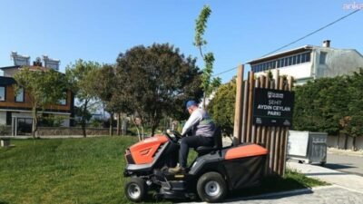 Silivri Belediyesi ekipleri, parklarıyla, yeşil alanlarıyla daha güzel bir Silivri