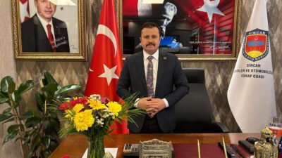 Sincan Şoförler ve Otomobilciler Esnaf Odası Başkanı İsa Yalçın, Sincan'da