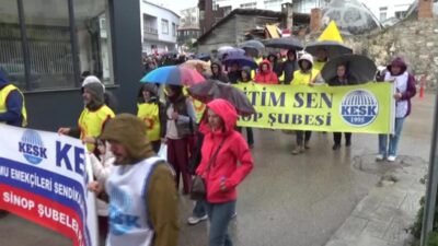 Sinop 1 Mayıs Tertip Komite Başkanı Muhittin Durdu, "Bugün burada
