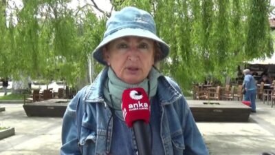 Sinop Çevre Dostları Derneği Başkanı Hale Oğuz, Nisi Göleti'ne girişte