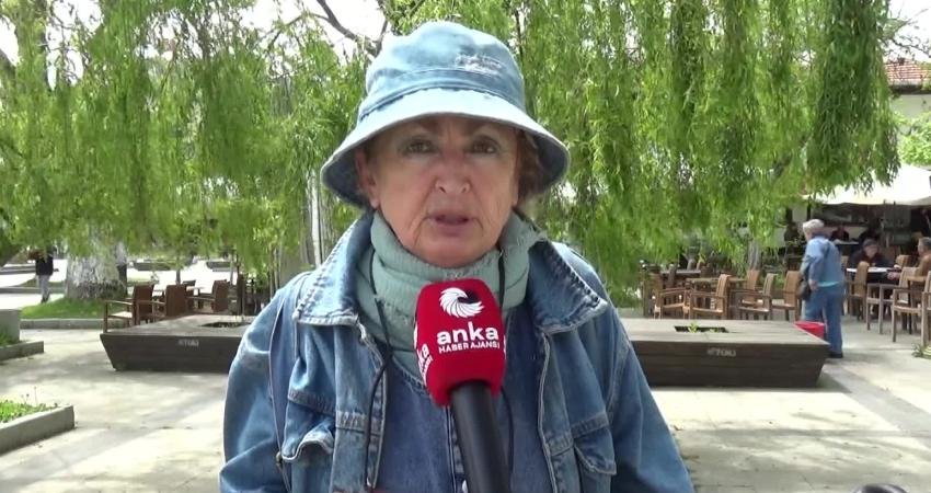 Sinop Çevre Dostları Derneği Başkanı Hale Oğuz, Nisi Göleti'ne girişte