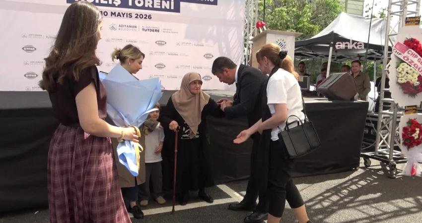 Adıyaman Belediyesi ve hayırsever iş insanı Abdulgani Binici'nin katkısıyla yapılan