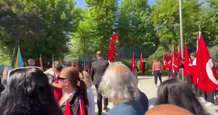 Şişli’deki 19 Mayıs Atatürk’ü Anma, Gençlik ve Spor Bayramı töreninde