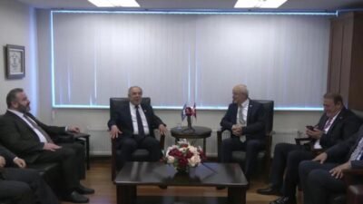 CHP Genel Merkezi heyeti, bayramlaşma programı kapsamında DSP ve DYP’yi