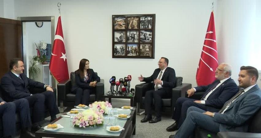 Kurban Bayramı’nın ikinci gününde siyasi partilerin CHP Genel Merkezi’ne ziyaretleri