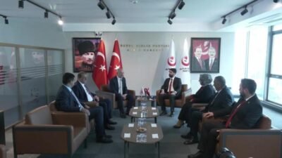 CHP Genel Merkezi heyeti, bayramlaşma programı kapsamında BBP ve DP’yi
