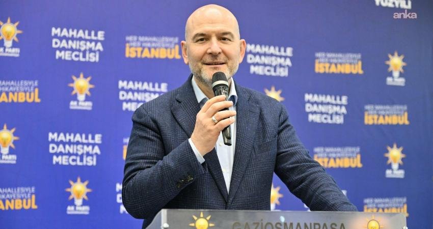 AK Parti İstanbul Milletvekili Süleyman Soylu, gazetecinin grup toplantısında kendisine