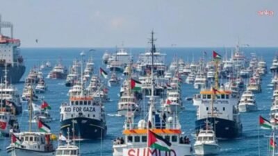 Küresel Sumud Filosu Türkiye tarafından yapılan açıklamaya göre, filonun önceki gün İsrail
