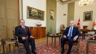 Türkiye Büyük Millet Meclisi (TBMM) Başkanı Numan Kurtulmuş, Ankara Valisi Yakup