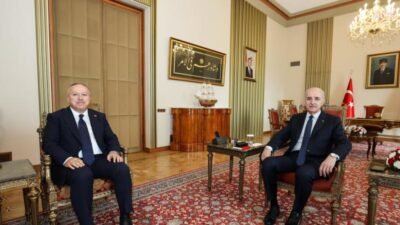 TBMM Başkanı Numan Kurtulmuş, Emniyet Genel Müdürü Ali Fidan’ı kabul