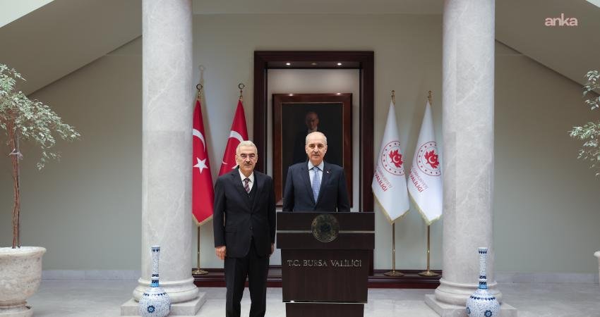 TBMM Başkanı Numan Kurtulmuş, çeşitli programlara katılmak üzere gittiği Bursa’da,