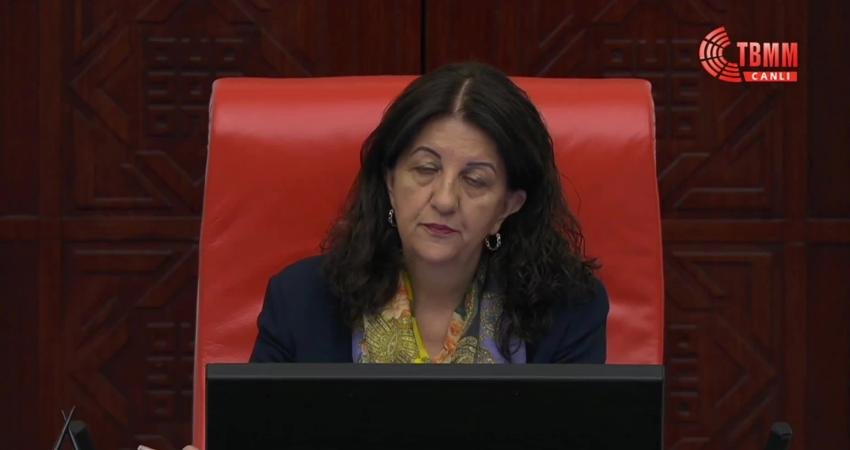DEM Parti Grup Başkanvekili Gülistan Kılıç Koçyiğit, Ankara Keçiören'de düzenlenen