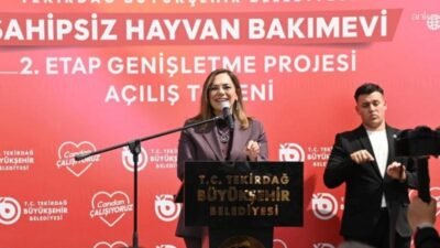 Tekirdağ Büyükşehir Belediyesi tarafından Süleymanpaşa'da yapımı tamamlanan Sahipsiz Hayvan Bakımevi