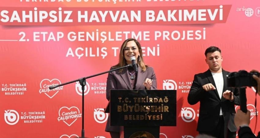 Tekirdağ Büyükşehir Belediyesi tarafından Süleymanpaşa'da yapımı tamamlanan Sahipsiz Hayvan Bakımevi