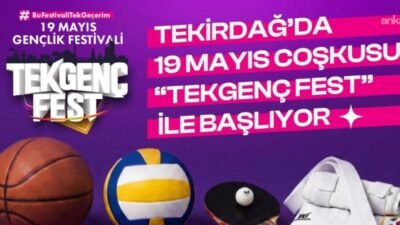 Tekirdağ Büyükşehir Belediyesi, 19 Mayıs Atatürk’ü Anma, Gençlik ve Spor