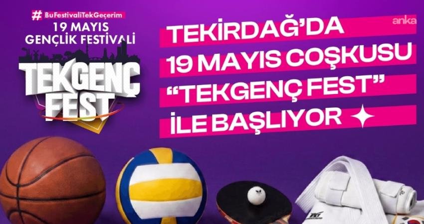 Tekirdağ Büyükşehir Belediyesi, 19 Mayıs Atatürk’ü Anma, Gençlik ve Spor