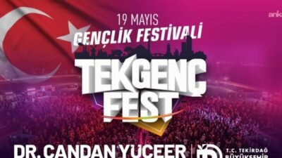 Tekirdağ Büyükşehir Belediyesi’nin 16-19 Mayıs günleri arasında düzenleyeceği TEKGENÇFEST, gençlere