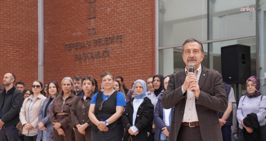 Tepebaşı Belediye Başkanı Ahmet Ataç, Kurban Bayramı öncesinde belediye personeli
