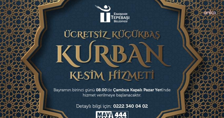 Tepebaşı Belediyesi, Kurban Bayramı’nda vatandaşların ibadetlerini sağlıklı ve güvenli koşullarda