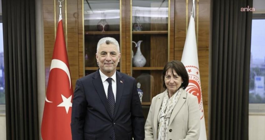 Ticaret Bakanı Ömer Bolat, İspanya’nın Ankara Büyükelçisi Cristina Latorre Sancho