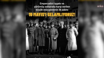 TKP, 19 Mayıs Atatürk'ü Anma Gençlik ve Spor Bayramı dolayısıyla