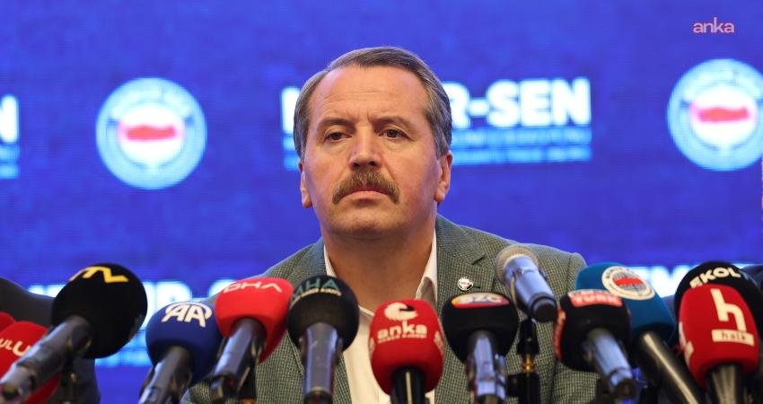Memur-Sen Konfederasyonu Başkanı Ali Yalçın, TÜİK tarafından açıklanan nisan ayı