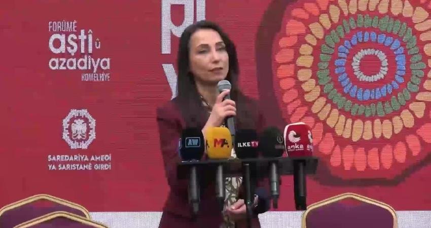 DEM Parti Eş Genel Başkanı Tülay Hatimoğulları, Diyarbakır’daki “Toplumsal Barış