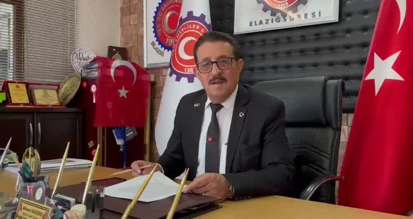 Tüm Emek Der Elazığ Şube Başkanı Mehmet Kayabaş, 2023 yılında