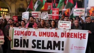 Filistin’e insani yardım ulaştırmak amacıyla yola çıkan Küresel Sumud Filosu’na
