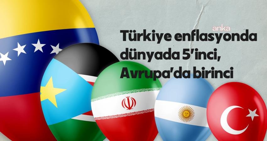 Türkiye, yıllık yüzde 32,37 ile dünyada en yüksek beşinci, Avrupa'da
