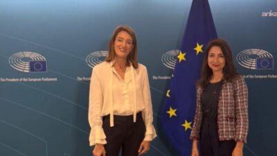 Türkiye'nin AB Daimi Temsilcisi Büyükelçi Yaprak Balkan, Avrupa Parlamentosu Başkanı