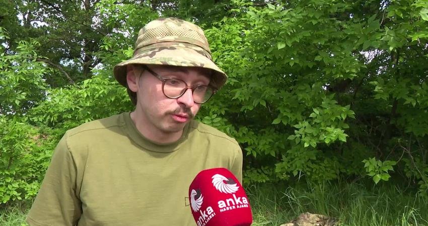 Ukrayna Silahlı Kuvvetleri'ne bağlı  429. İnsansız Sistemler Tugayı'nda dron operatörü