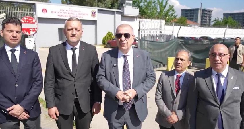  Zafer Partisi Genel Başkanı Ümit Özdağ, tutuklu Bursa Büyükşehir Belediye