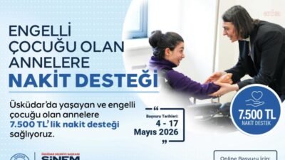 Üsküdar Belediyesi, ilçede yaşayan ve özel gereksimli çocuğu olan annelere