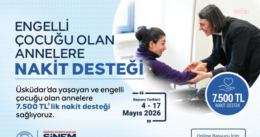 Üsküdar Belediyesi, ilçede yaşayan ve özel gereksimli çocuğu olan annelere