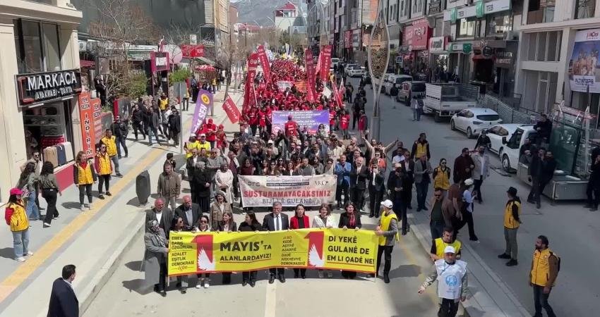 KESK Eş Genel Başkanı Ahmet Karagöz, Türkiye'de demokrasi ve eşitlik