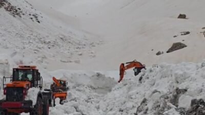 Van’da yaklaşık 6 ay kapalı kalan Bahçesaray-Çatak kara yolunun ulaşıma