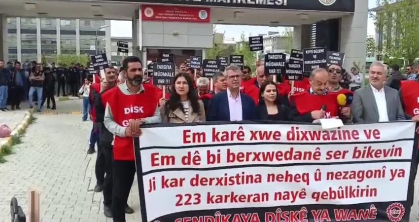 Van Büyükşehir Belediyesi’nde kayyum yönetimi tarafından işten çıkarılan 223 işçinin