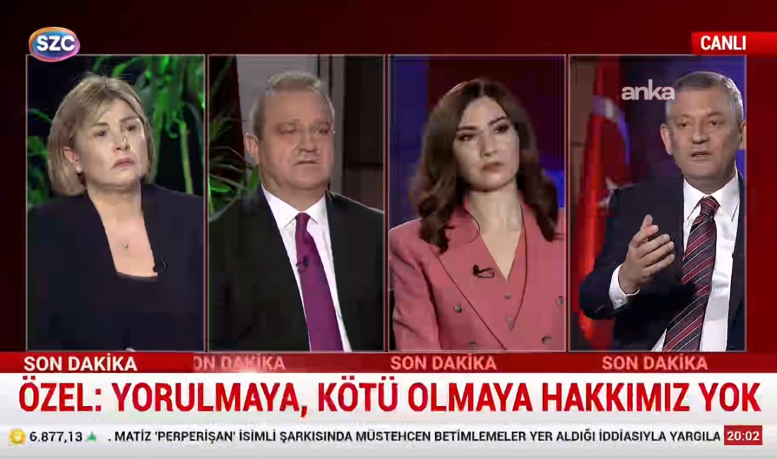 CHP Genel Başkanı Özgür Özel, iki hafta içinde Adalet Bakanı