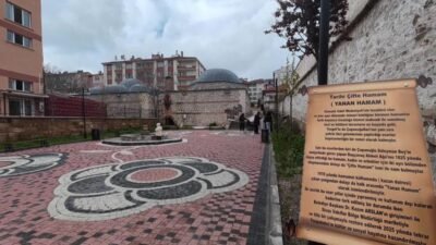 Yozgat'taki Başçavuş Çifte Hamamı'nın bir bölümünün "hamam kültürünün canlandırıldığı" müze