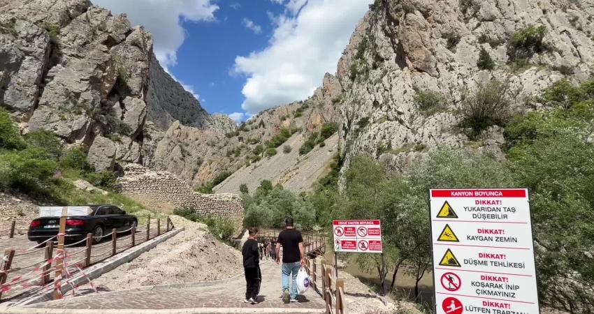 Yozgat’taki “Saklı Cennet” Kazankaya Kanyonu’nda aşırı yağışların yol açtığı hasar