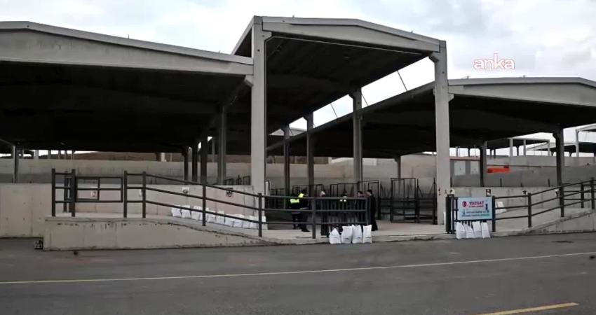 Yozgat Ziraat Odası Başkanı İsmail Açıkgöz, Belediye Hayvan Pazarı'nda, sosyal