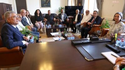 DEM Parti Eş Genel Başkanı Tülay Hatimoğulları, Alevi örgütlerinin temsilcilerinden